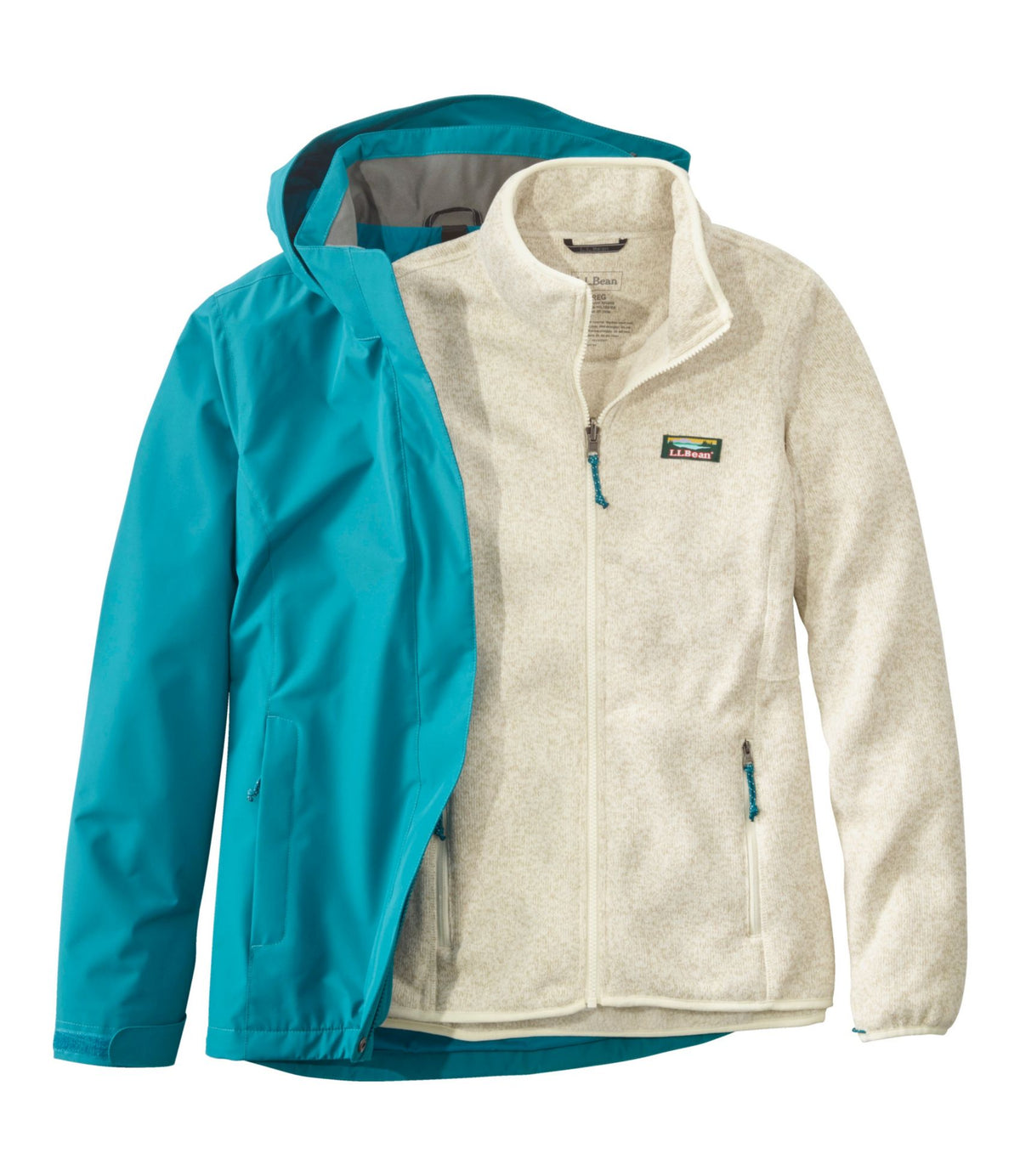 Women's L.L.Bean Sweater Fleece 3-in-1 Jacket
