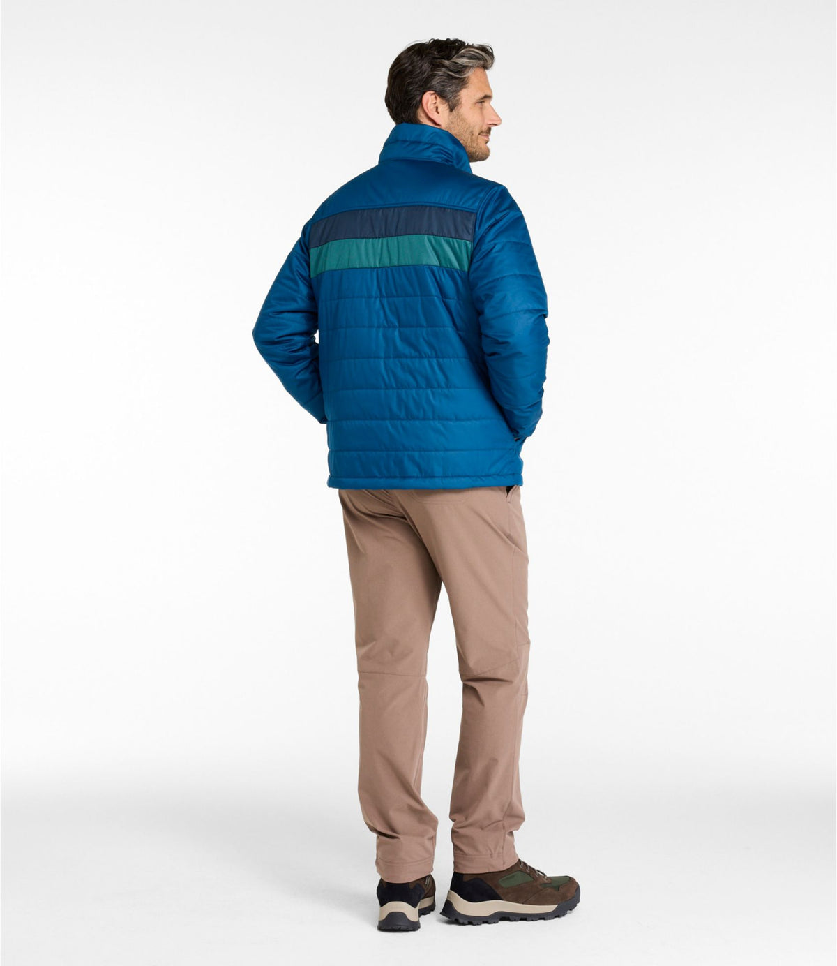 Men's Mountain Classic Puffer Jacket, Colorblock