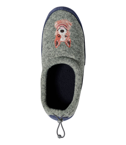 Kids' Sweater Fleece Slippers, Motif