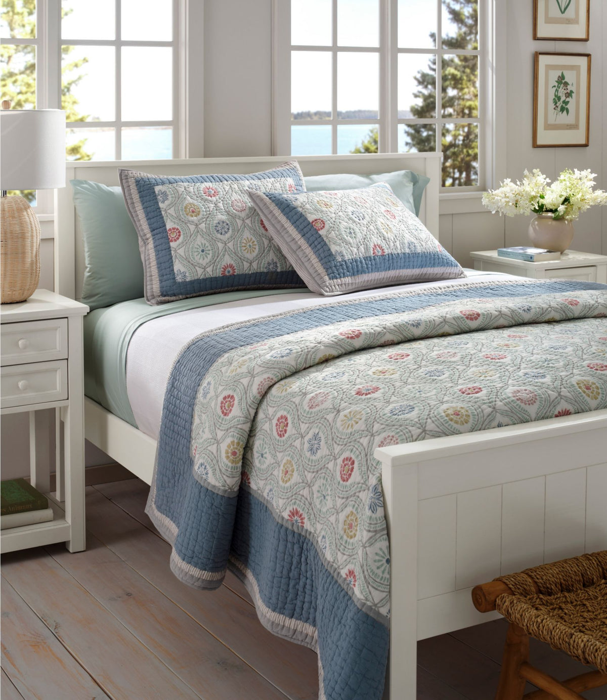 Sunwashed Percale Sheet Collection