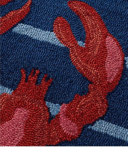 Indoor/Outdoor Vacationland Runner, Lobsters