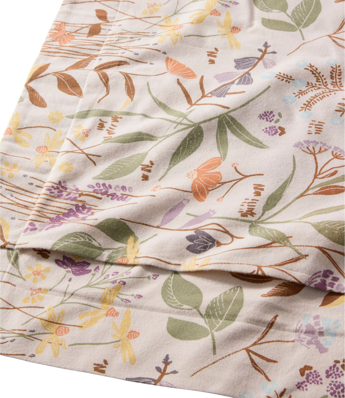 Birch Floral Flannel Comforter Cover Collection