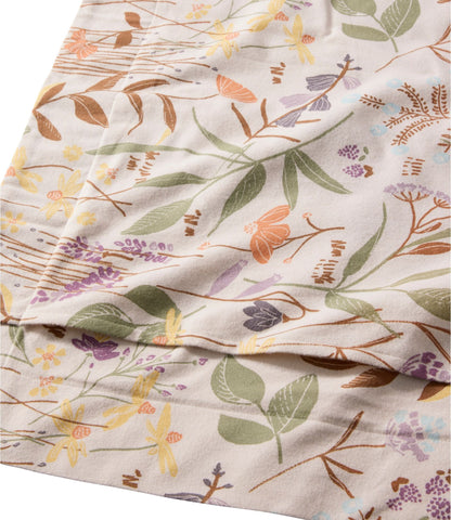 Birch Floral Flannel Comforter Cover Collection