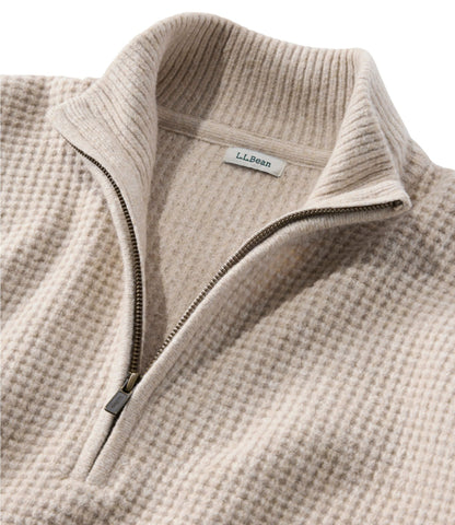 Women's Supersoft Waffle Sweater, Quarter-Zip