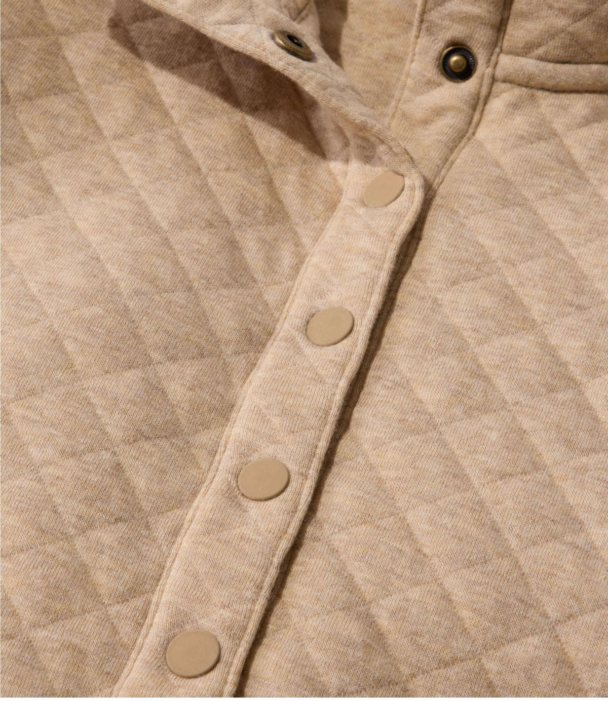 Women's Quilted Half-Snap Sweatshirt