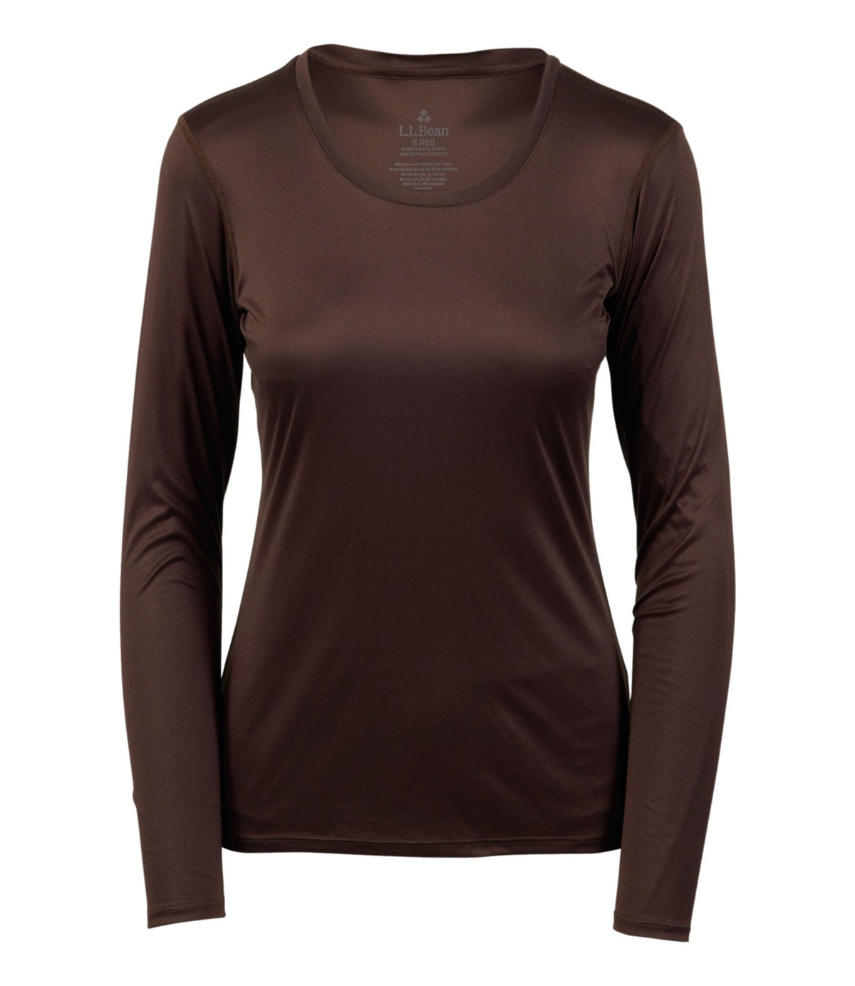 Women's L.L.Bean Synthetic Silk Base Layer Top, Long-Sleeve Scoopneck