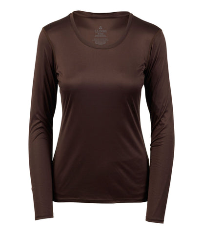 Women's L.L.Bean Synthetic Silk Base Layer Top, Long-Sleeve Scoopneck