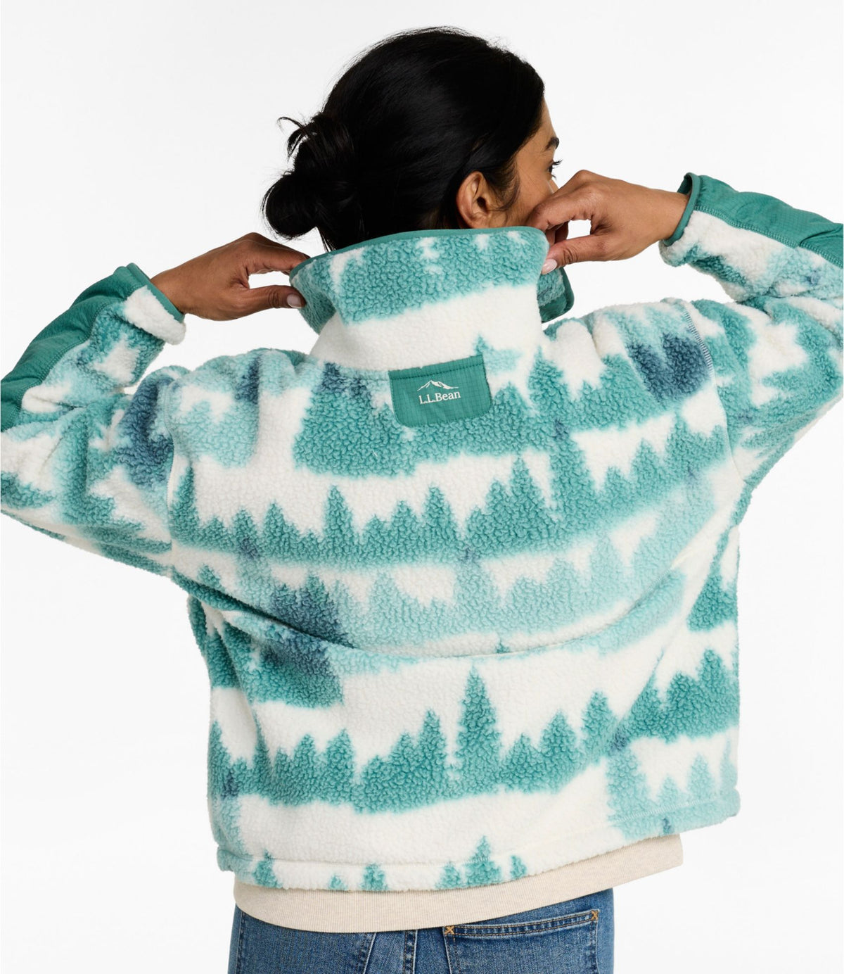 Women's Mountainside Fleece Half-Zip Pullover, Print