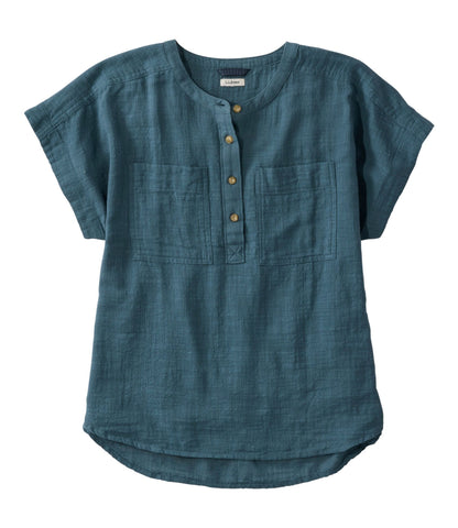 Women's L.L.Bean Day Breeze Shirt, Short-Sleeve Popover