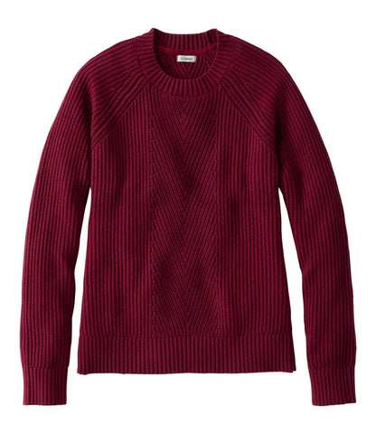 Women's Mariner Shaker Sweater, Crewneck