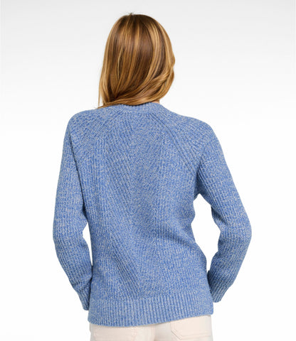 Women's Mariner Shaker Sweater, Crewneck