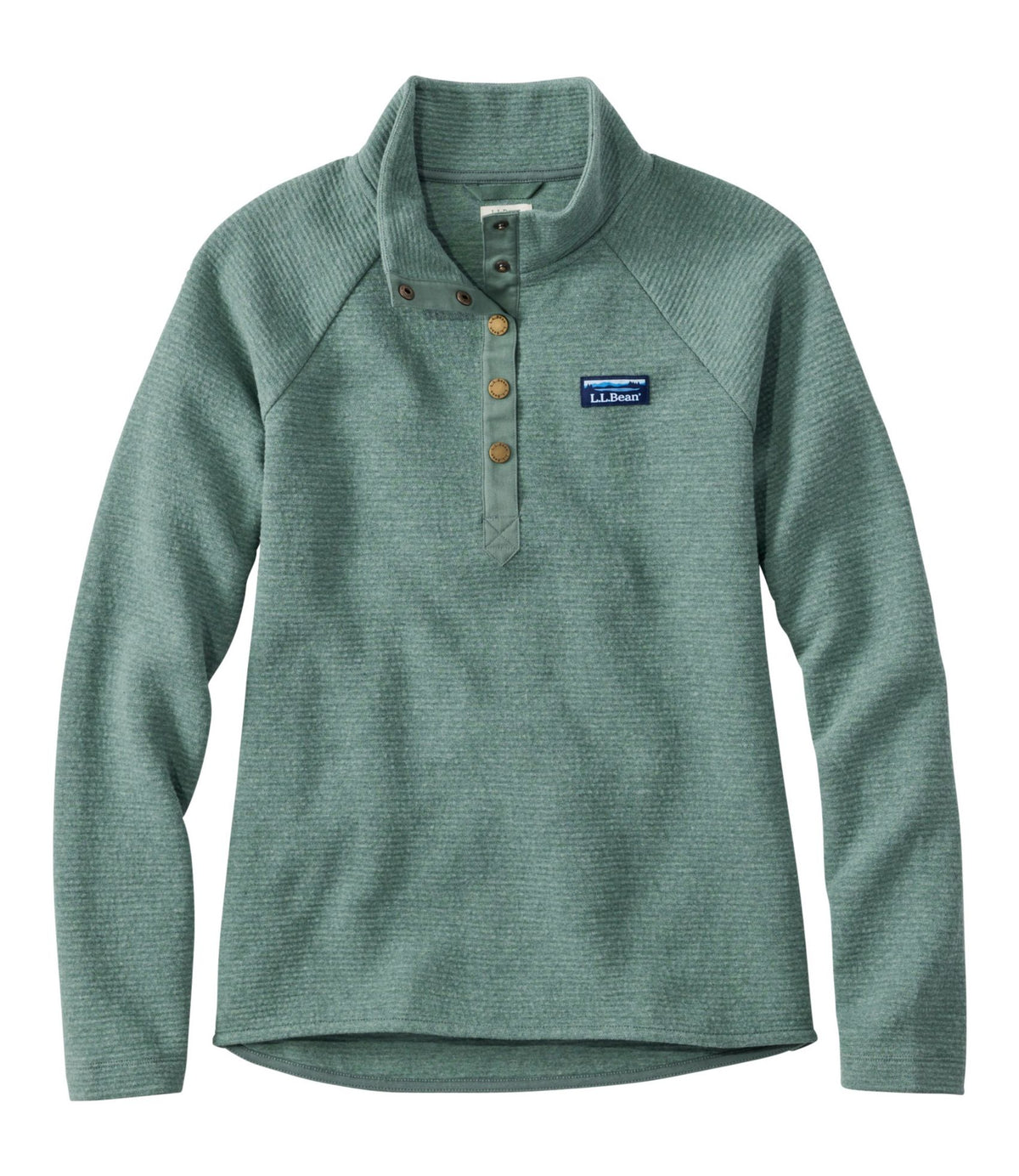 Women's Lakewashed Double-Knit Quarter-Snap