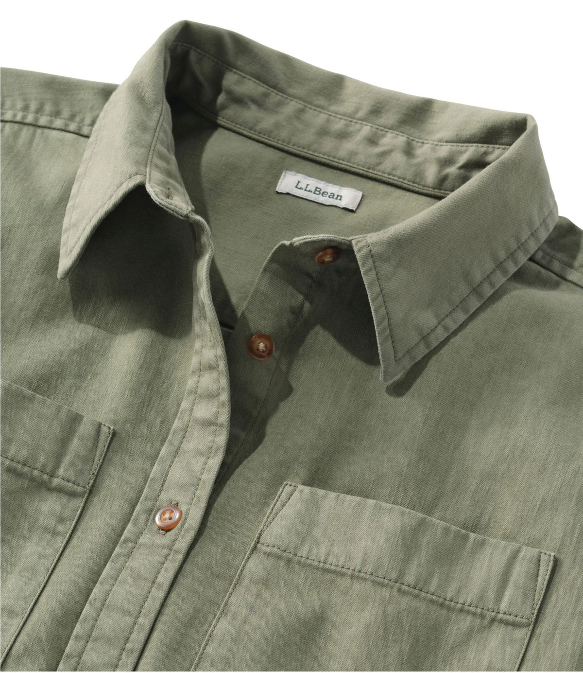 Women's L.L. Bean Heritage Washed Denim Shirt Dress, Garment-Dye