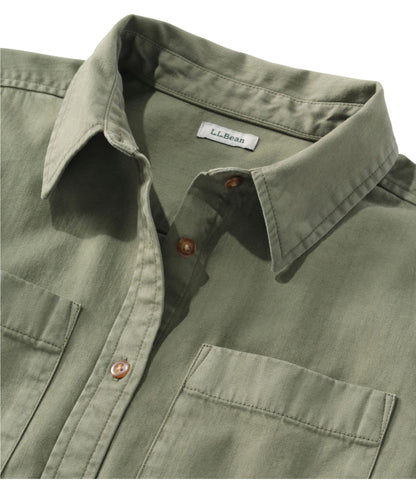 Women's L.L. Bean Heritage Washed Denim Shirt Dress, Garment-Dye