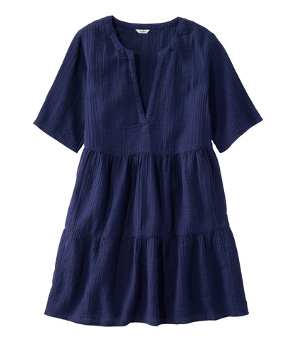 Women's Cloud Gauze Cover-Up Tiered Dress