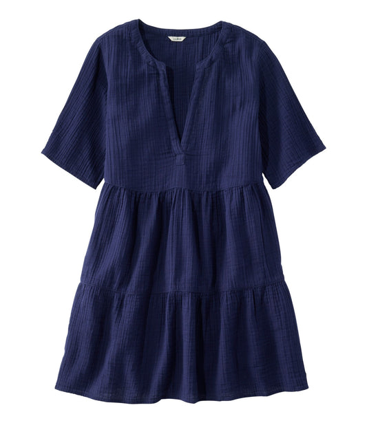 Women's Cloud Gauze Cover-Up Tiered Dress