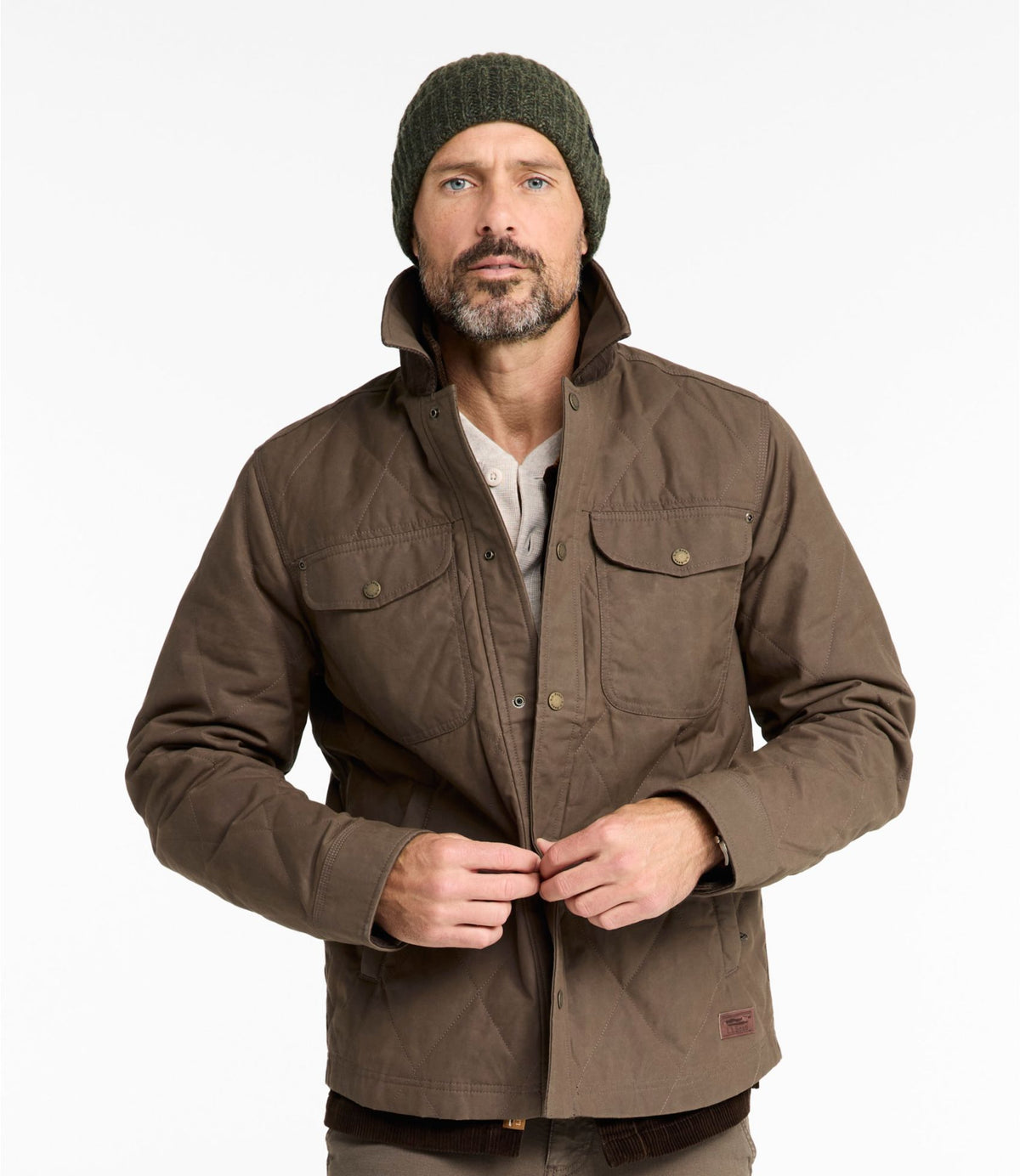 Men's Insulated Waxed Cotton Field Jacket