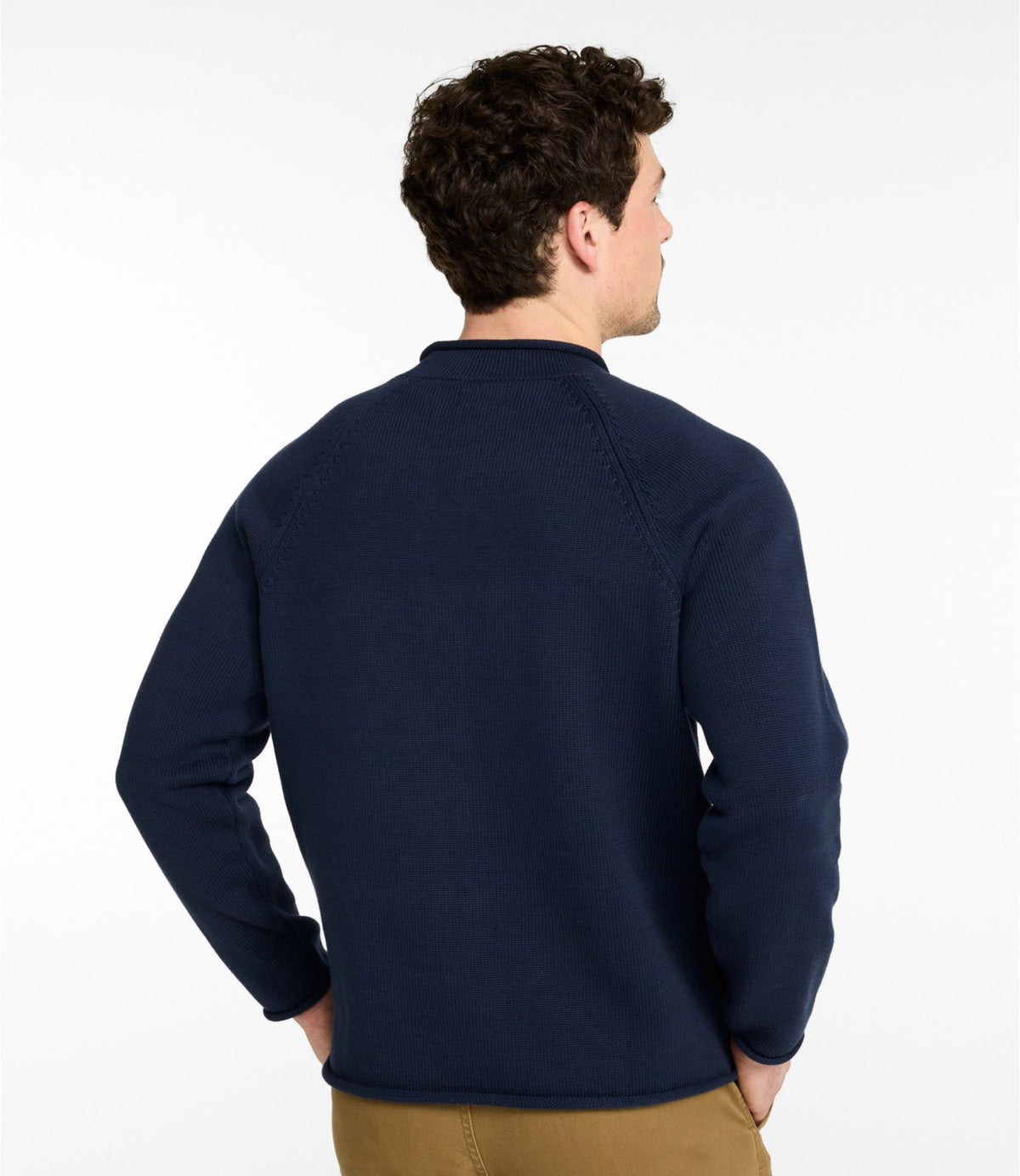 Men's The Original Double L® Rollneck Sweater, Novelty