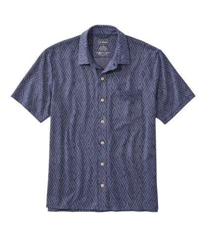 Men's Sunwashed Ultrasoft Button-Front Shirt, Short-Sleeve, Print