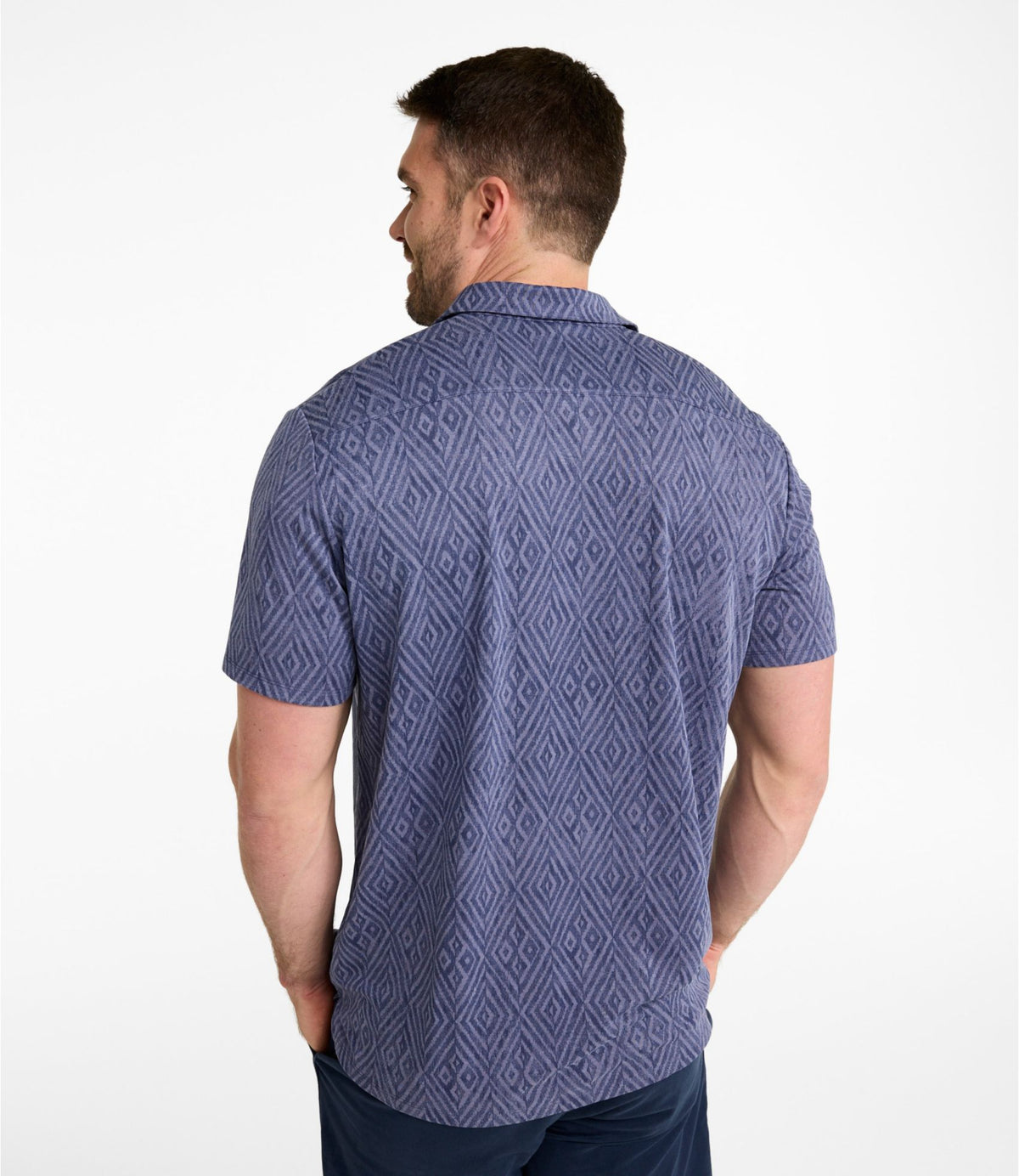 Men's Sunwashed Ultrasoft Button-Front Shirt, Short-Sleeve, Print