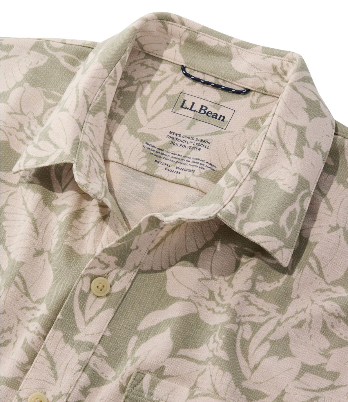 Men's Sunwashed Ultrasoft Button-Front Shirt, Short-Sleeve, Print