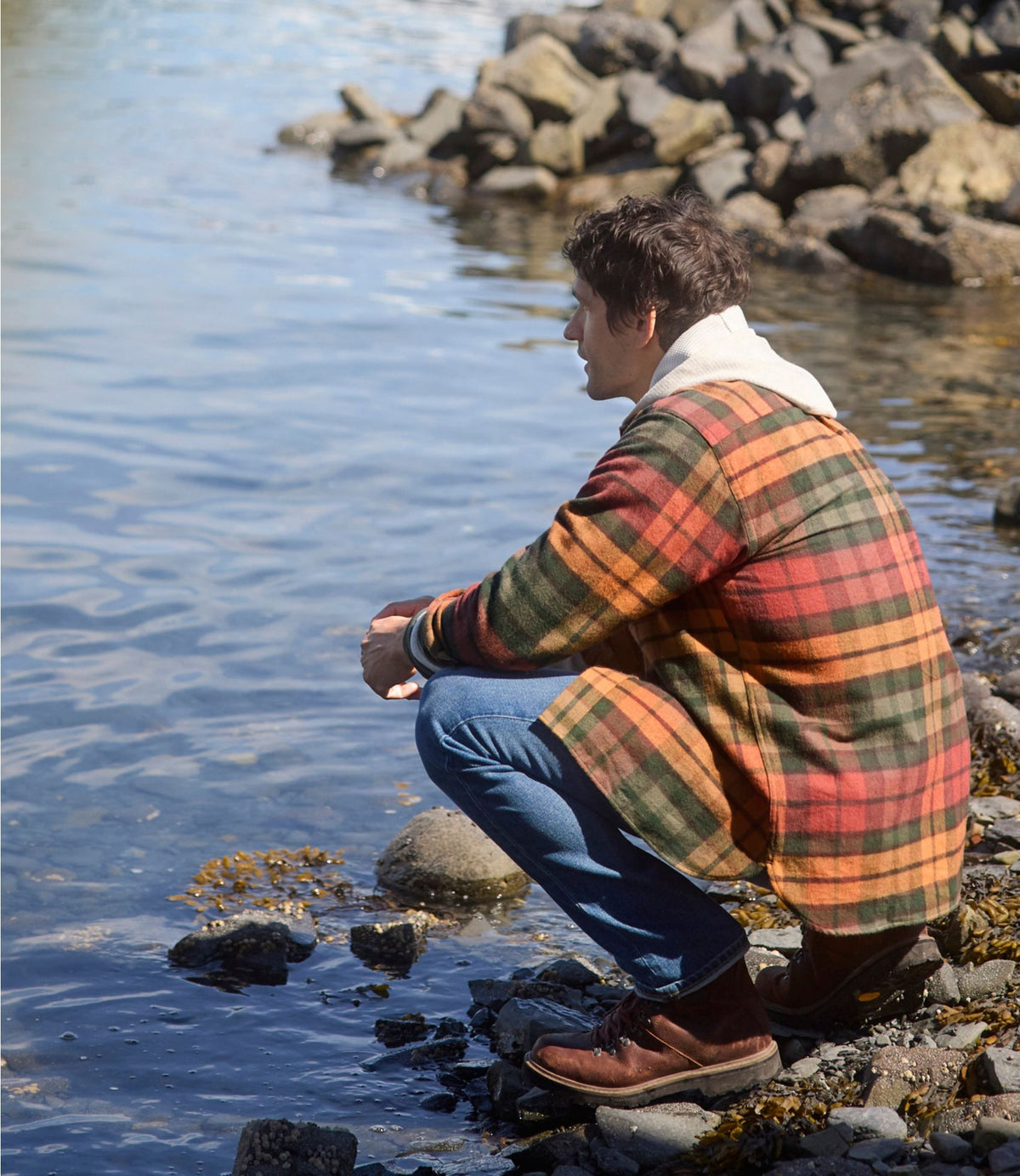 Men's Chamois Shirt, Traditional Fit, Plaid