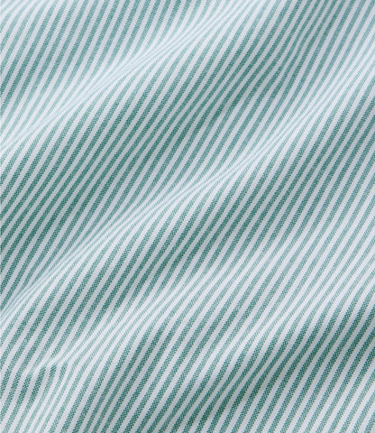 Men's Comfort Stretch Oxford Shirt, Traditional Untucked Fit, Stripe