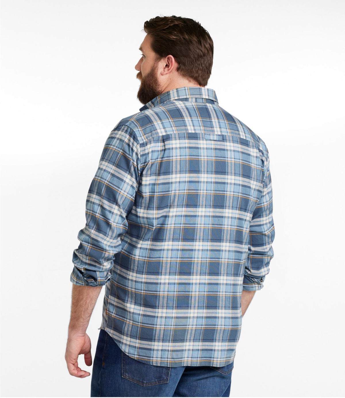 Men's Stonecoast Hemp Shirt, Long-Sleeve, Slightly Fitted Untucked Fit