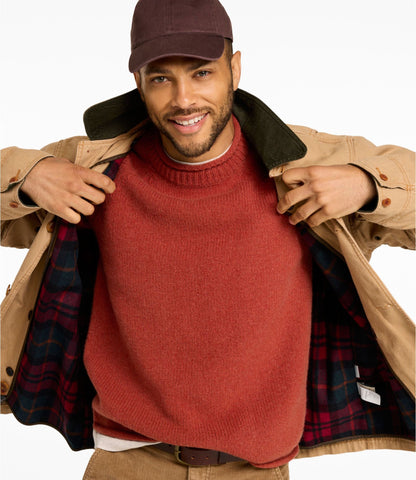Men's Bean's Classic Ragg Wool Sweater, Rollneck