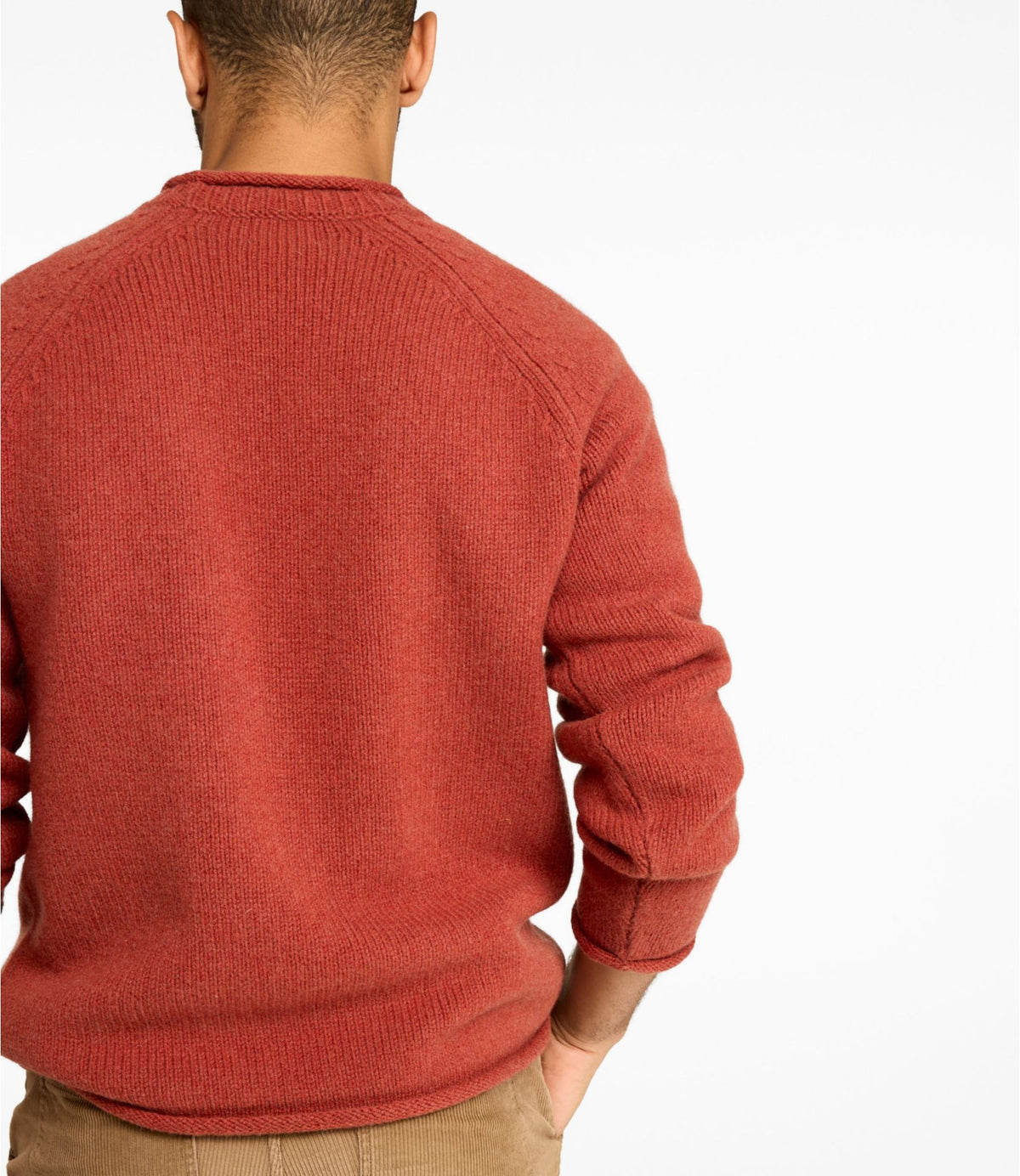 Men's Bean's Classic Ragg Wool Sweater, Rollneck