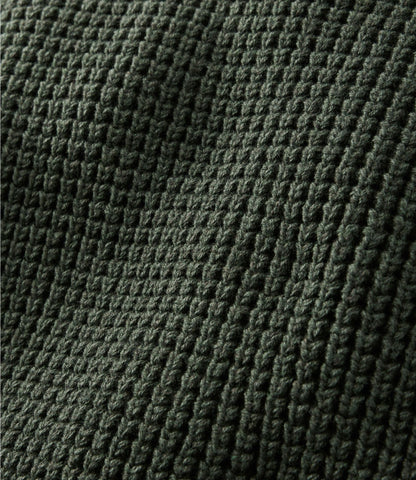 Men's L.L.Bean Organic Cotton Waffle Sweater, Henley