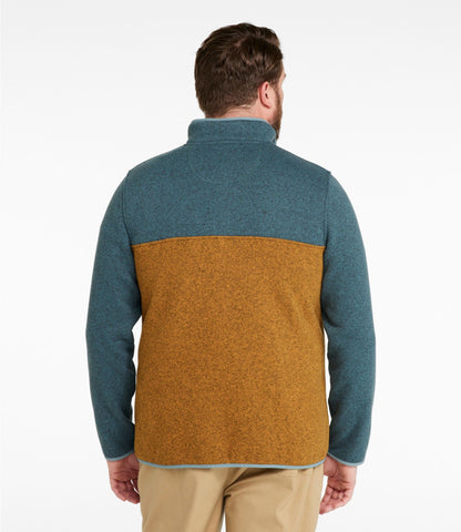 Men's L.L.Bean Sweater Fleece Pullover, Colorblock