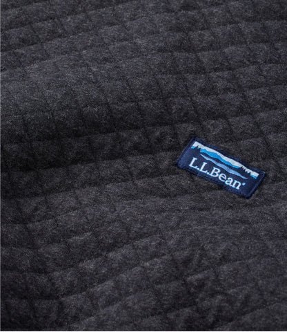 Men's Quilted Sweatshirt, Mockneck