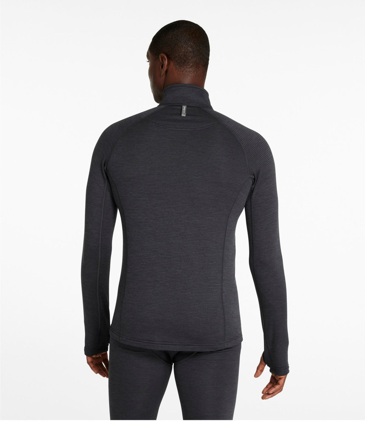 Men's L.L.Bean Midweight Base Layer Crew Top, 1/4 Zip