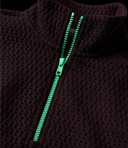 Kids' Ridgeknit Pullover, Glow-in-the-Dark Quarter-Zip