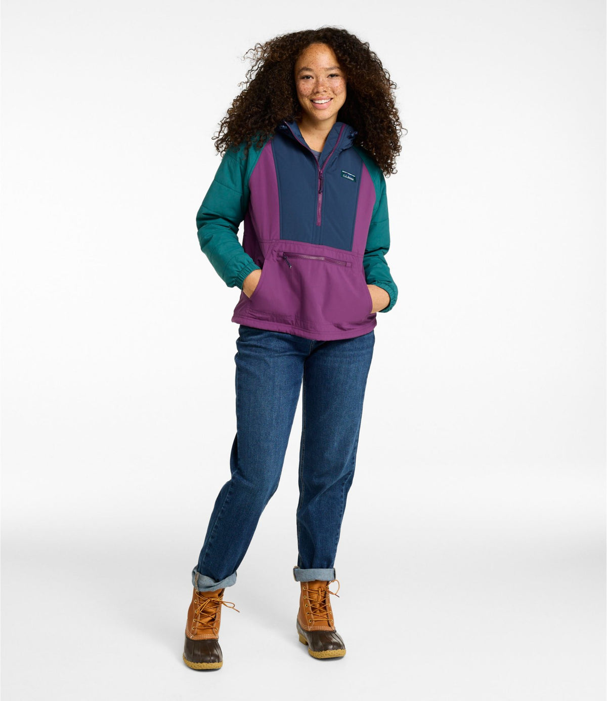 Women's Mountain Classic Insulated Anorak, Colorblock