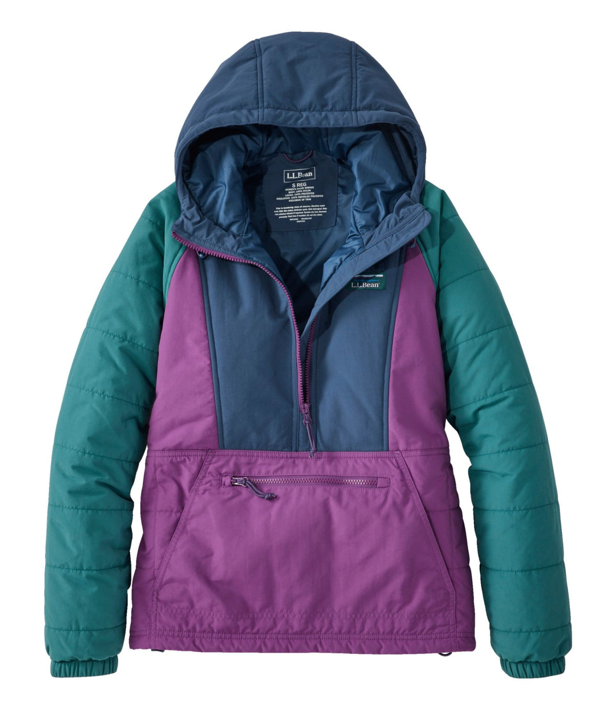 Women's Mountain Classic Insulated Anorak, Colorblock