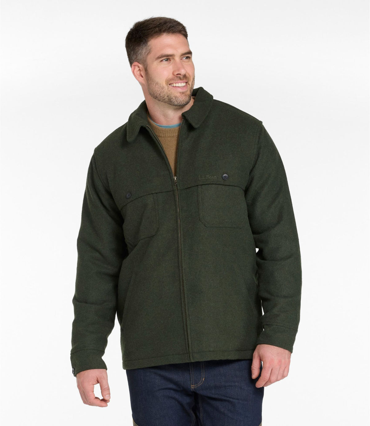 Men's Maine Guide Zip-Front Jac-Shirt with PrimaLoft