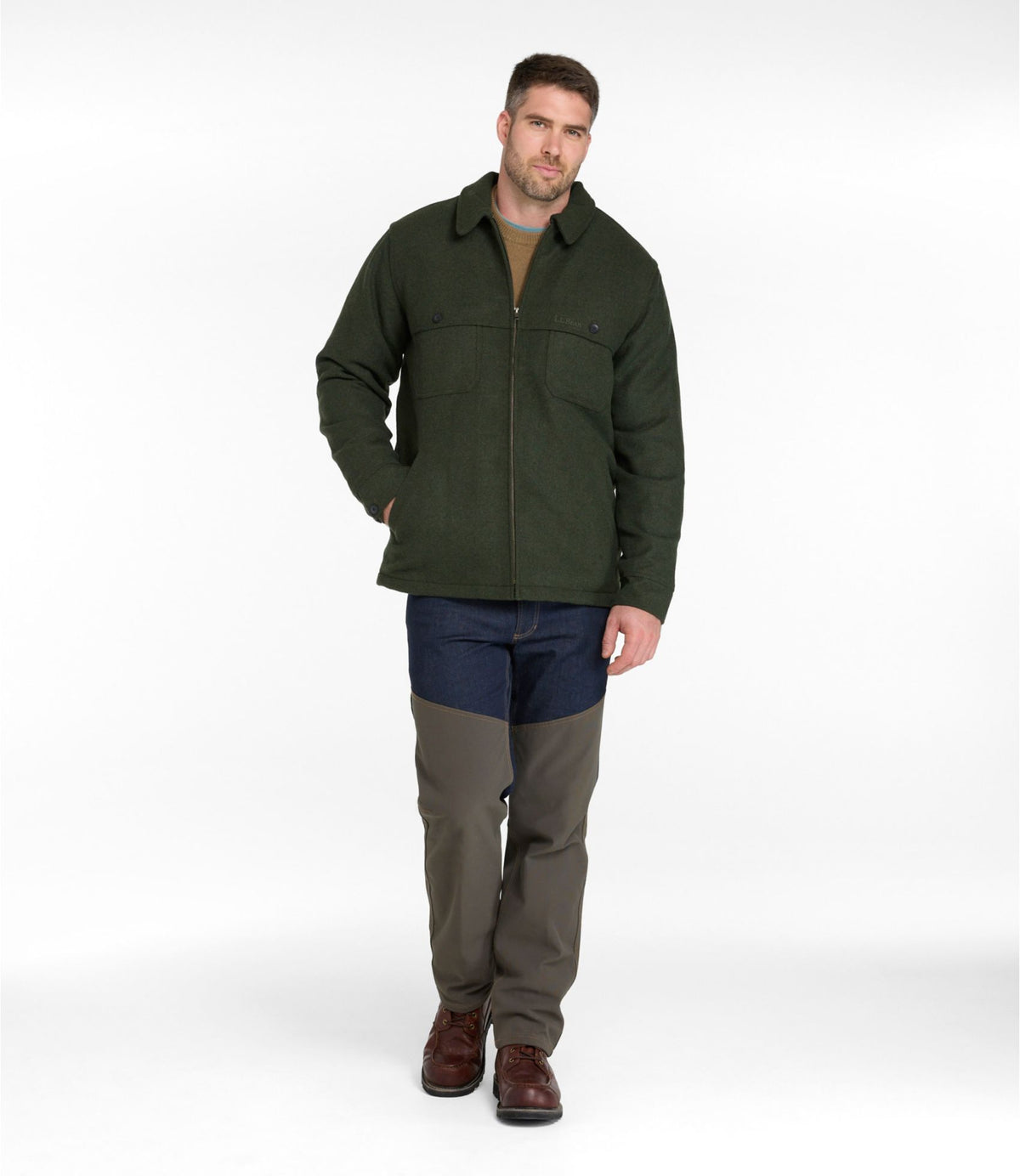 Men's Maine Guide Zip-Front Jac-Shirt with PrimaLoft
