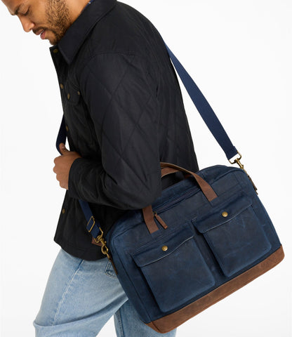 Waxed Canvas Briefcase