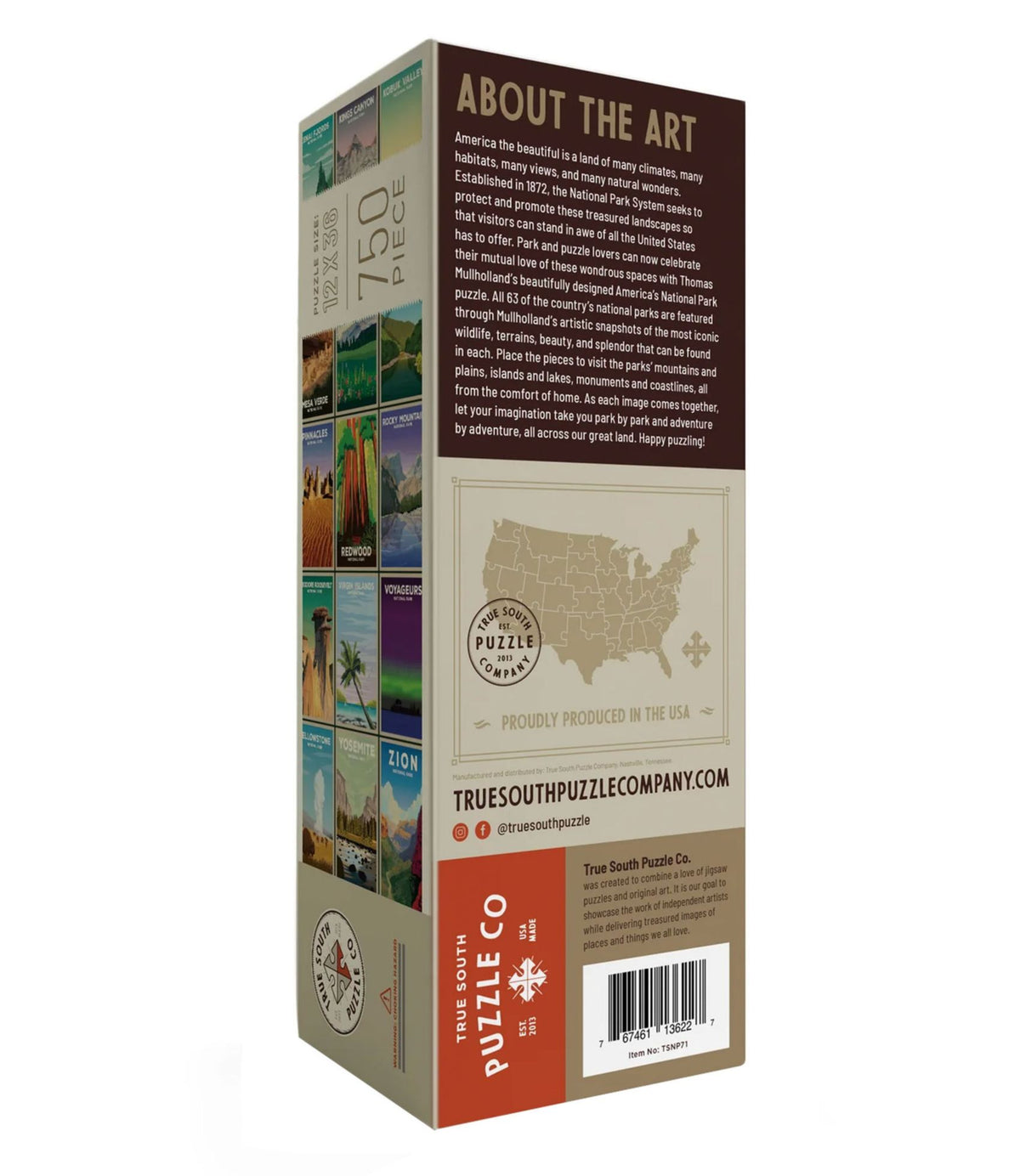 America's National Park Puzzle, 750 Pieces