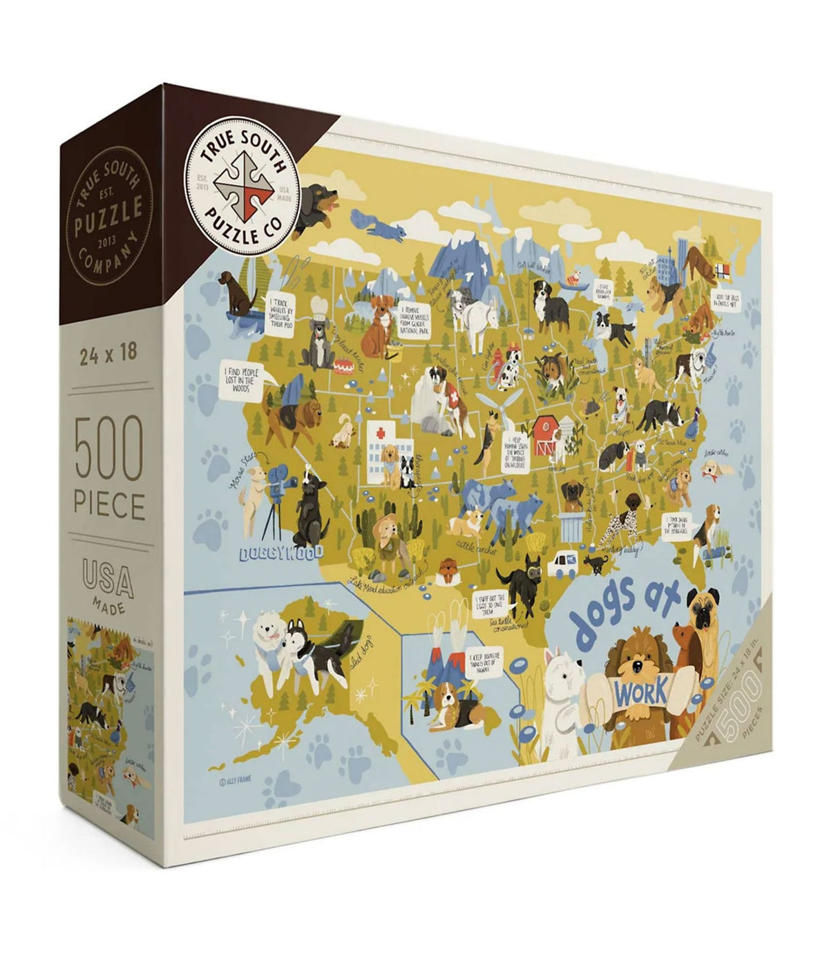 Dogs at Work Puzzle, 500 Pieces