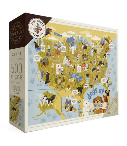 Dogs at Work Puzzle, 500 Pieces