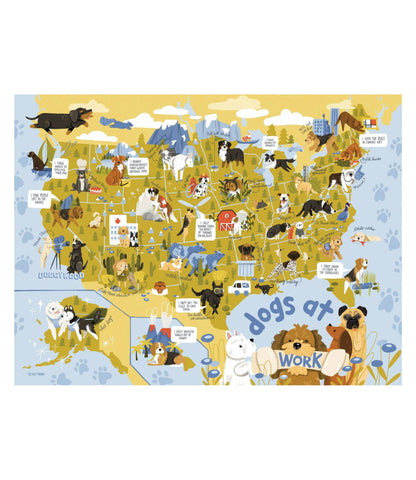 Dogs at Work Puzzle, 500 Pieces