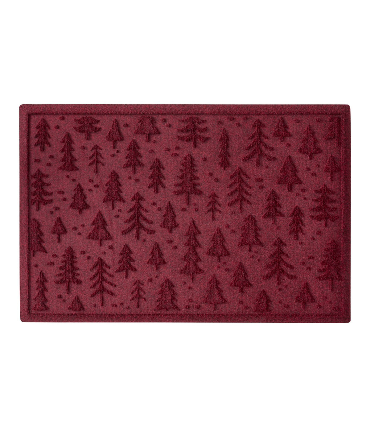 Everyspace Recycled Waterhog Doormat, Holiday Trees
