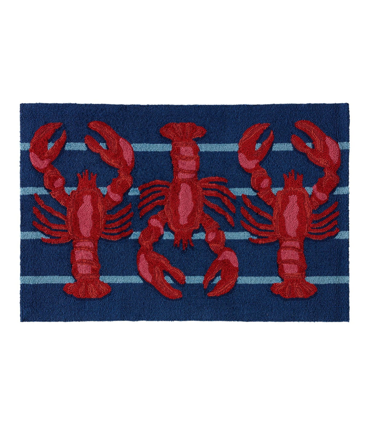 Indoor/Outdoor Vacationland Rug, Lobsters