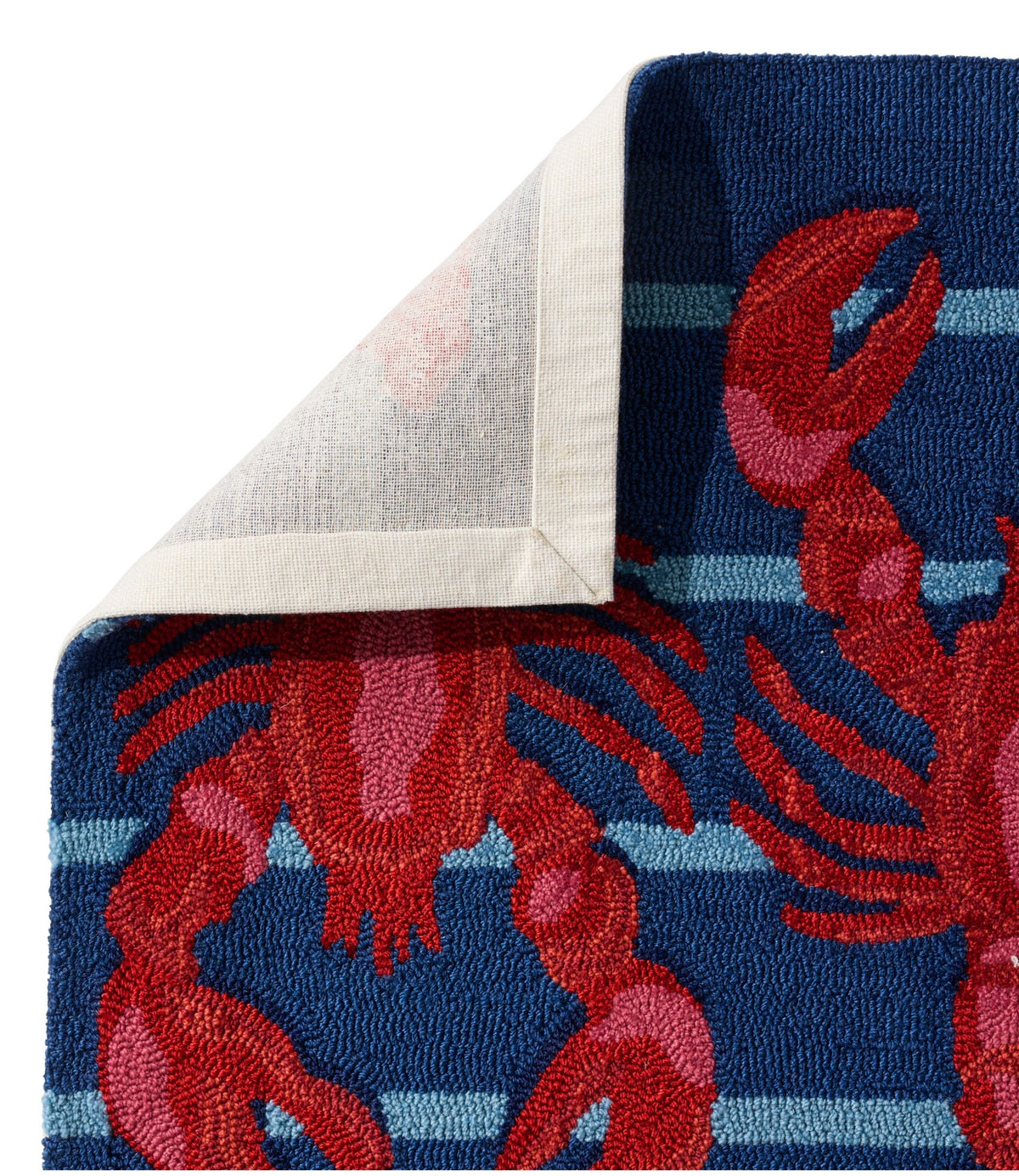 Indoor/Outdoor Vacationland Rug, Lobsters