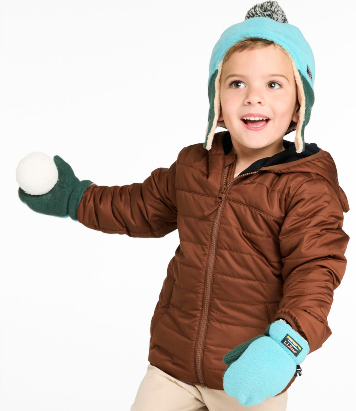 Infants' and Toddlers' Mountain Classic Fleece Hat and Mitten Set