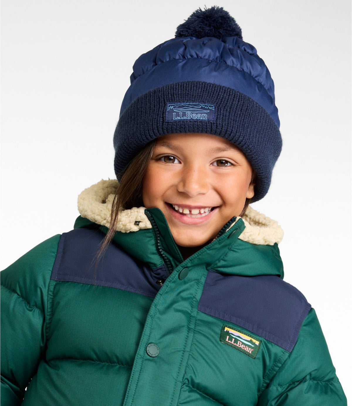Kids' Puffer Pom Beanie