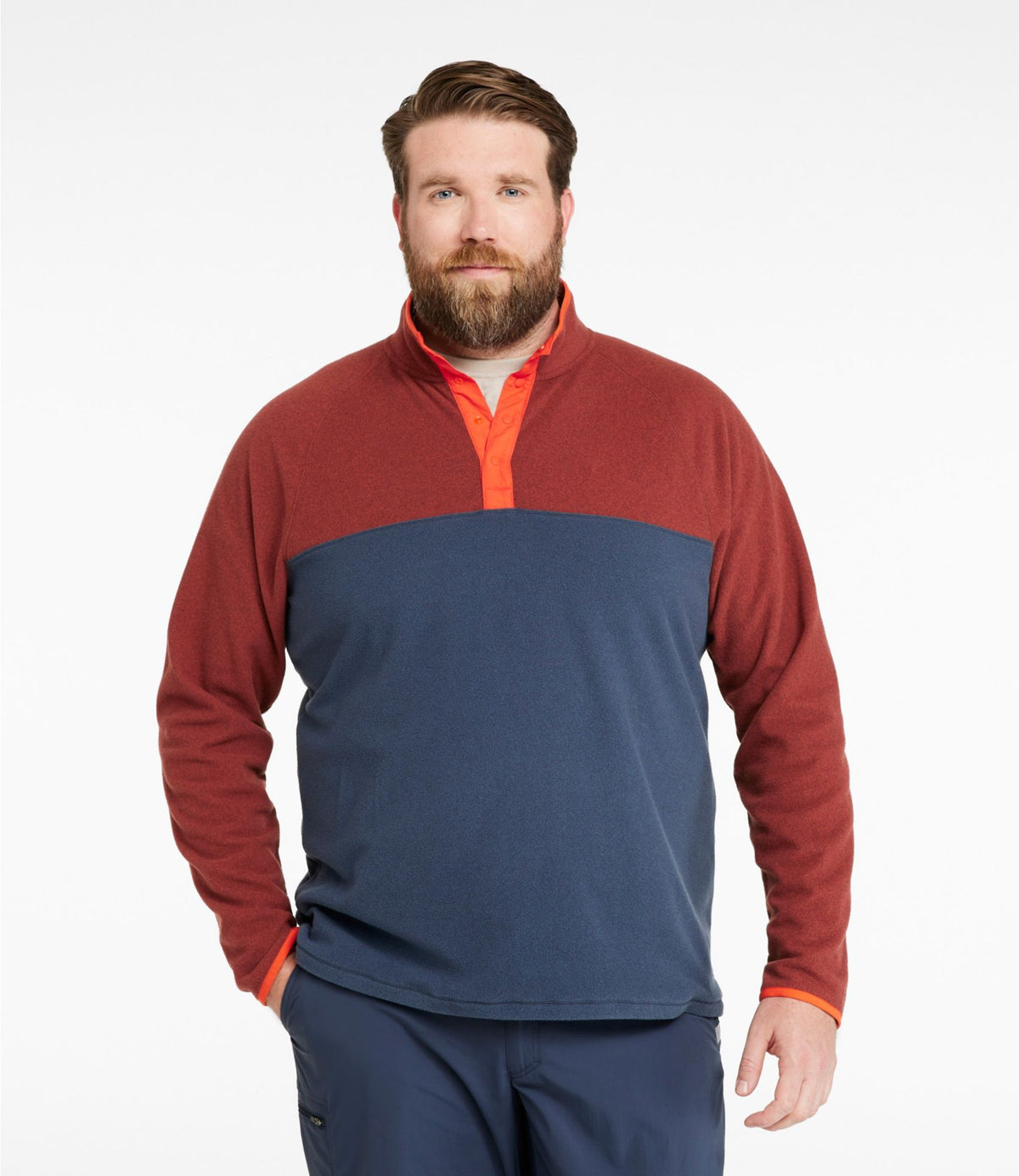 Men's All Season Access Fleece Pullover, Colorblock